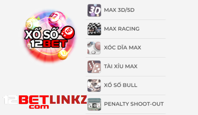 Xổ số tại 12bet